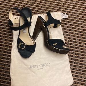 Jimmy Choo black suede
